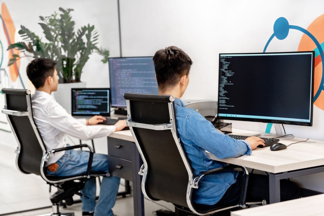 Developers discussing